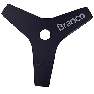 Lâmina Faca Corte 3 Pontas Roçadeira Esp. 3mm Branco