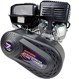 Motor 7hp Kawashima Com Conversor De Torque 19,05mm