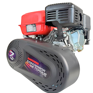 Motor 7hp Kawashima Com Conversor De Torque 19,05mm