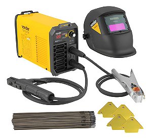 Máquina Solda Inversora Vonder Riv121 + Máscara E Acessórios Preto