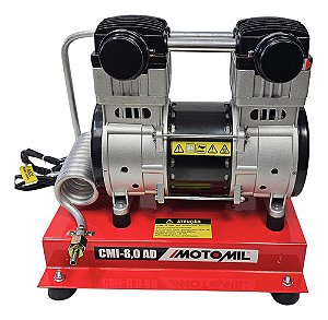 Compressor De Ar Elétrico Portátil Motomil Cmi-8,0/ad 2cv