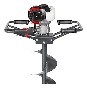 Perfurador De Solo Gasolina Guidão Duplo 52cc Broca 30cm