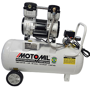 Compressor De Ar Elétrico Portátil Motomil Cmo-8/50 50l 2hp