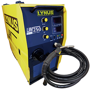 Inversora De Solda Lynus Lim-250HP c/ Tocha 25AK 5M 110/220v