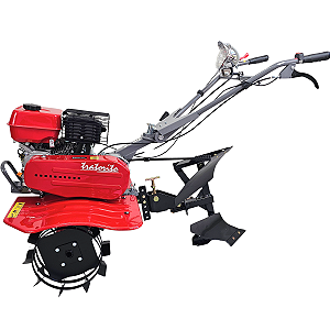 Motocultivador 6,5cv Branco Arado Reversível + Roda de Ferro