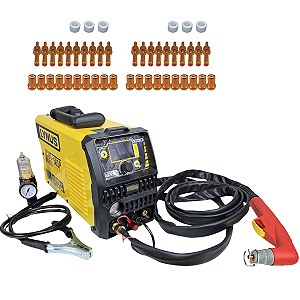 Inversora Corte Plasma 50a 20/22mm 220 Com Consumíveis Lynus