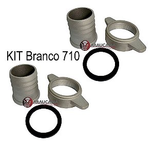 Jogo Adaptador Bocal 2 Polegadas Moto Bomba Branco 710