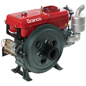 Motor Branco BDA 18 Part. Elétrica Diesel Refrigerado a Água