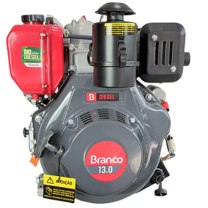 Motor Diesel Bd13.0 13cv Com Partida Eletrica Branco Motores