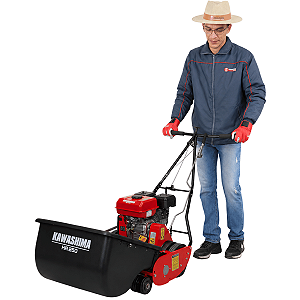 Cortador Grama Helicoidal 7hp Kawashima Hr250 Motor Gasolina