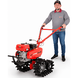 Micro Trator Motocultivador Esteira Dupla Kawashima 7hp