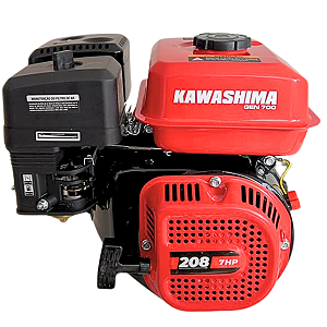 Motor Estacionário Gasolina 7hp Kawashima Gen700 Eixo 19mm