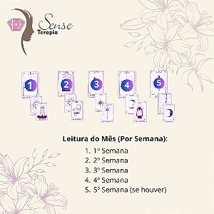 Leitura de Tarô - Mensal 4 semanas