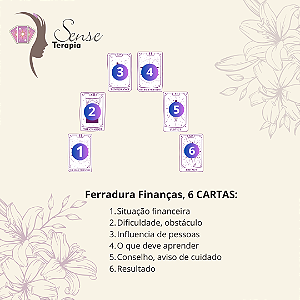 Leitura de Tarô - Ferradura das finanças