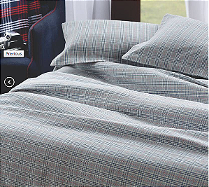 Jogo de Colcha Príncipe de Gales Casado
