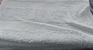 Toalha de Mão Branca Diamante