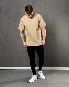 Camiseta oversized café Fox