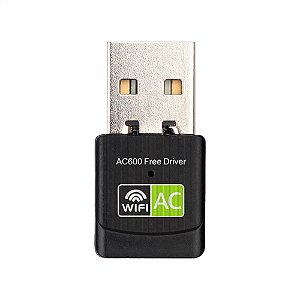 ADAPTADOR WIFI USB DUAL BAND 2.4G, 5GHZ 600MB