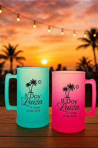 Canecas Chop Degradê 400ml Personalizadas - Kit com 30