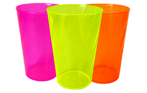 Copos Twister Translúcido 400ml - Kit Com 100