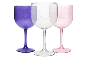 Taças Gin Com Glitter 580ml - Kit Com 40