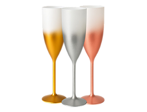 Taças de Espumante/Champanhe 160ml Degradê - Kit Com 50