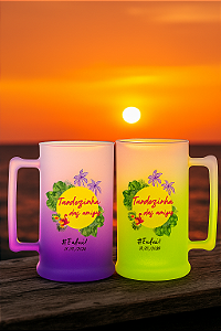 Canecas Chop Degradê 400ml Personalizadas - Kit com 50