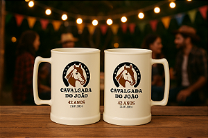 Canecas Chop Leitosa 400ml Personalizadas - Kit com 30