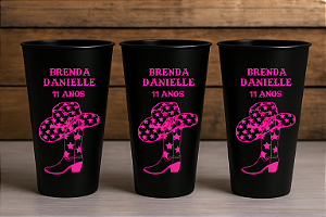 Copos Twister Leitoso  400ml Personalizados - Kit Com 100