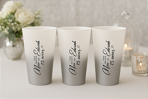 Copos Twister Degradê 400ml Personalizados  - Kit Com 100