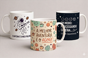 Caneca Porcelana Personalizada 325ml