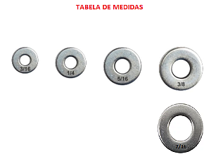 ARRUELA LISA 7/16''