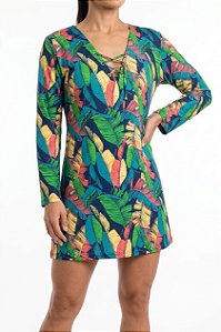 VESTIDO MANGA LONGA UV, REF:085