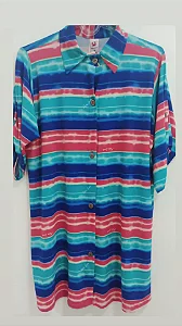 BLUSÃO BOTÃO UV, REF: 081