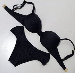 Biquíni Adulto com Bojo Drapeado e Alças Ajustáveis