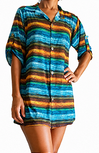 BLUSÃO BOTÃO UV, REF: 081
