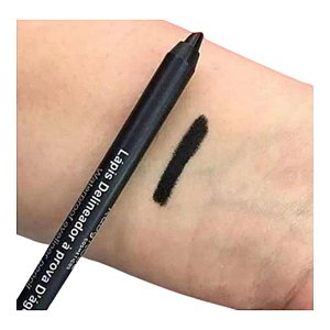 Lápis para Olhos Carbon Black textura macia Ruby Rose