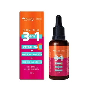 Sérum Facial 3 em 1 Max Love