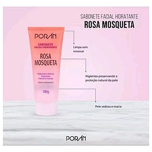 Sabonete Facial  Rosa Mosqueta Poran