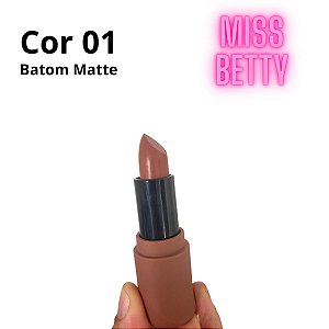 Batom Matte Tons Nudes Miss Betty