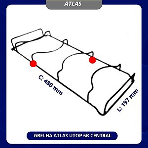 GRELHA ATLAS UTOP 5B CENTRAL