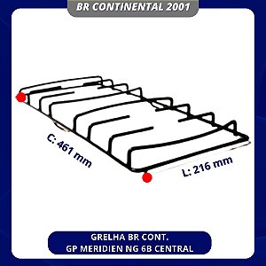 GRELHA BR CONT. GP MERIDIEN NG 6B CENTRAL