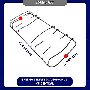 GRELHA ESMALTEC ANGRA/RUBI CP CENTRAL