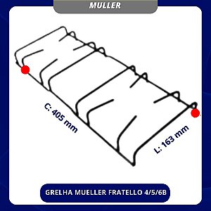 GRELHA MUELLER FRATELLO 4/5/6B