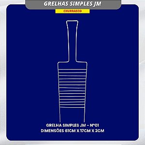 GRELHA SIMPLES JM - N°1 -