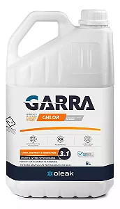Garra chlor detergente desinfetante clorado 5l