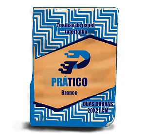Papel interfolha prático branco 20x21