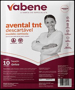 Avental Tnt Manga Longa Vabene / Unid