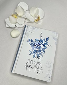 Bíblia capa flores