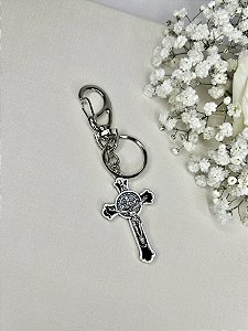 Chaveiro Cruz - metal